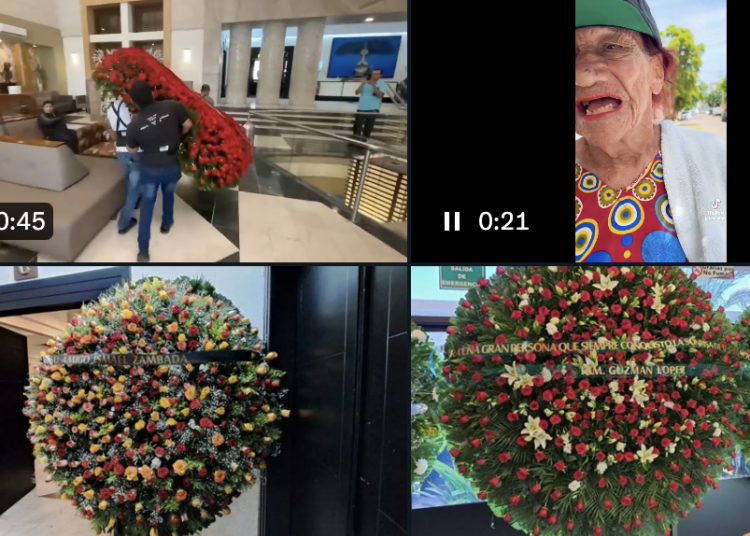 “El Mayo” Zambada y los Chapitos” mandan flores al funeral de “La Gilbertona”